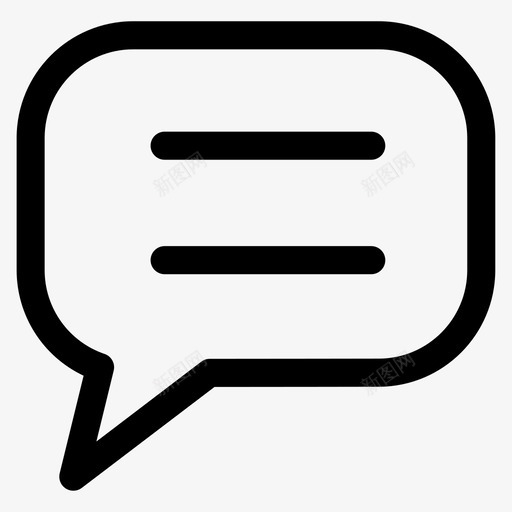 交谈聊天交流图标svg_新图网 https://ixintu.com 交流 交谈 信息 办公室图标 聊天