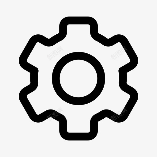 设置齿轮更新图标svg_新图网 https://ixintu.com 更新 清晰的界面 设置 齿轮