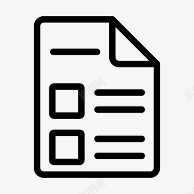文件清单表格图标图标