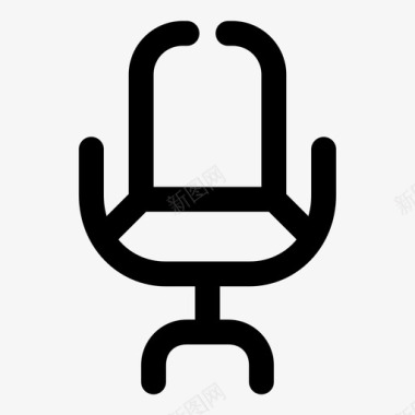 椅子老板家具图标图标