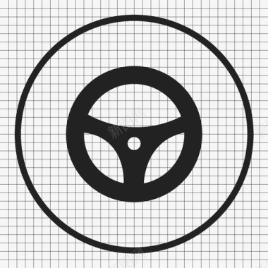 方向盘汽车零件汽车维修图标图标