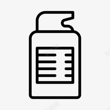 瓶子液体洗发水图标图标