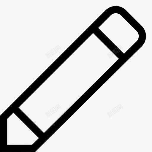 编辑创建新建图标svg_新图网 https://ixintu.com 创建 基本 新建 编辑 铅笔
