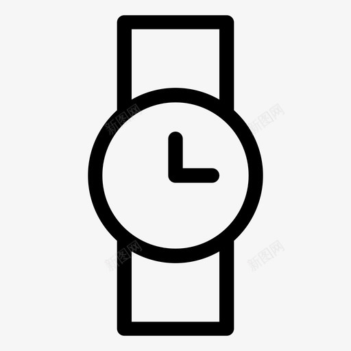 手表时钟指针图标svg_新图网 https://ixintu.com 手表 指针 时钟 时间 时间线