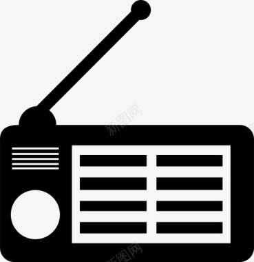 收音机收音机播放机收音机节目图标图标