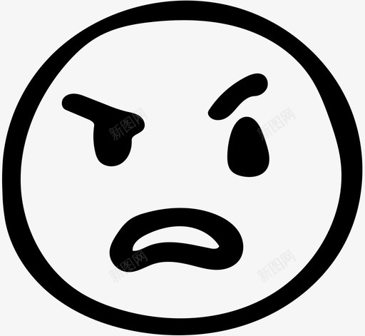 厌恶愤怒厌恶的表情符号图标svg_新图网 https://ixintu.com 厌恶 厌恶的表情符号 恶心 愤怒 更多的是手绘的表情符号
