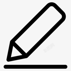 笔铅笔笔铅笔写字图标高清图片