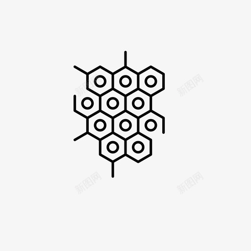 细胞有机体科学图标svg_新图网 https://ixintu.com 有机体 科学 细胞