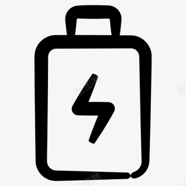 电池碱性电池电池充电图标图标
