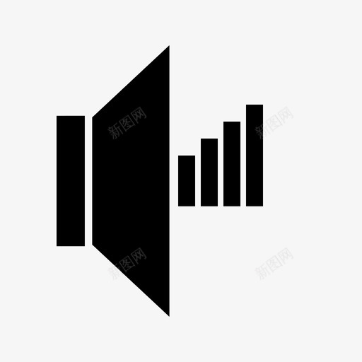高音量音乐扬声器图标svg_新图网 https://ixintu.com 3搜索引擎优化 扬声器 音乐 高音量