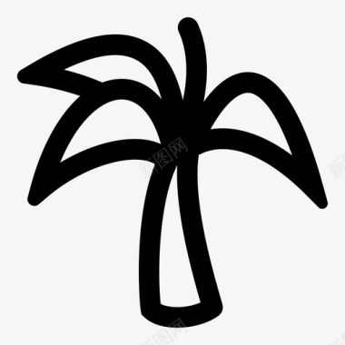 棕榈树ui用户文档图标图标