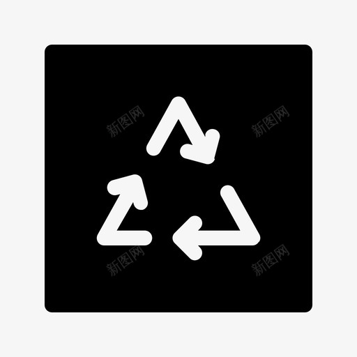 回收盒纸板图标svg_新图网 https://ixintu.com 包装 包装符号 回收 盒 纸板 纸箱