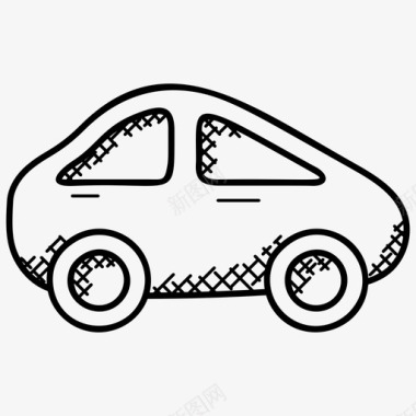 汽车轿车交通工具图标图标