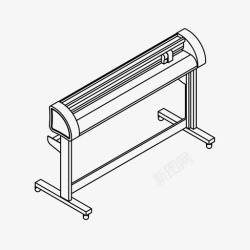 总类切割机大幅面工具图标高清图片