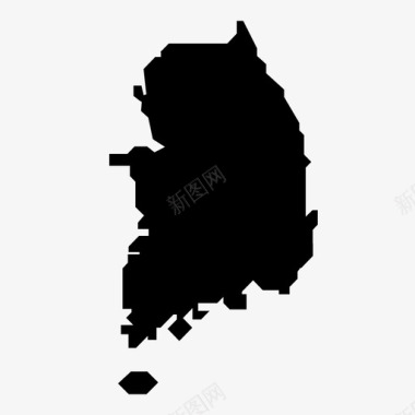 韩国地区亚洲图标图标
