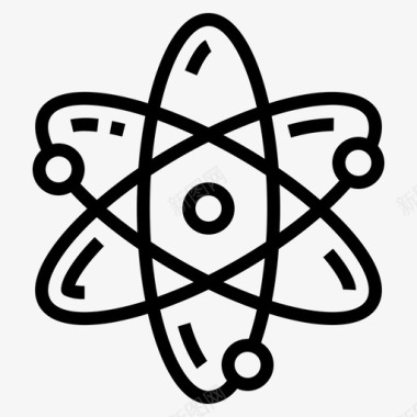 原子电子物理图标图标