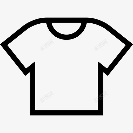 T恤衣服运动图标svg_新图网 https://ixintu.com T恤 夏季 系列 衣服 运动