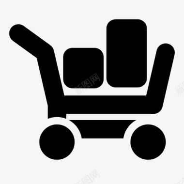 购物车购买携带图标图标