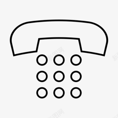 电话模拟电话呼叫图标图标