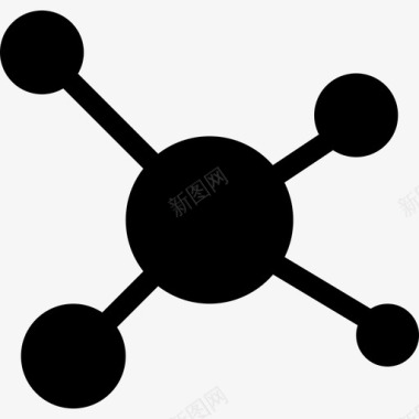 网络连接组织图标图标