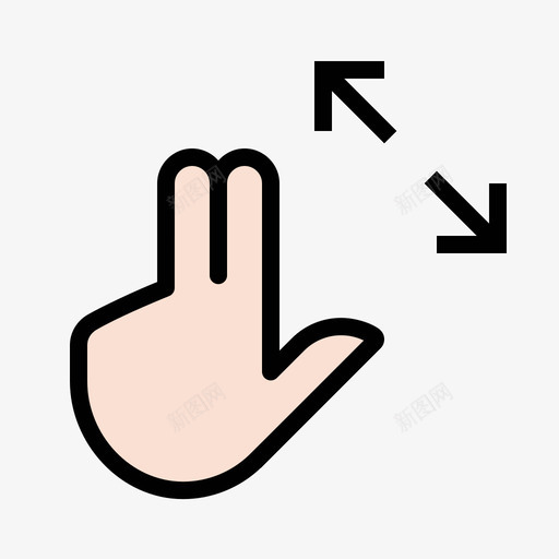 fingers expand 02svg_新图网 https://ixintu.com fingers expand 02