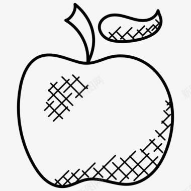 苹果食品健康水果图标图标