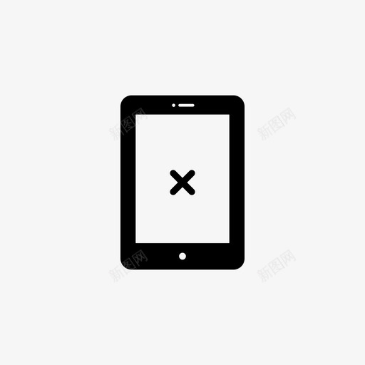 ipad错误评论图标svg_新图网 https://ixintu.com ipad x 平板电脑 设备集合 评论 错误