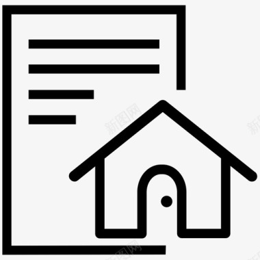 租赁合同房屋图标图标