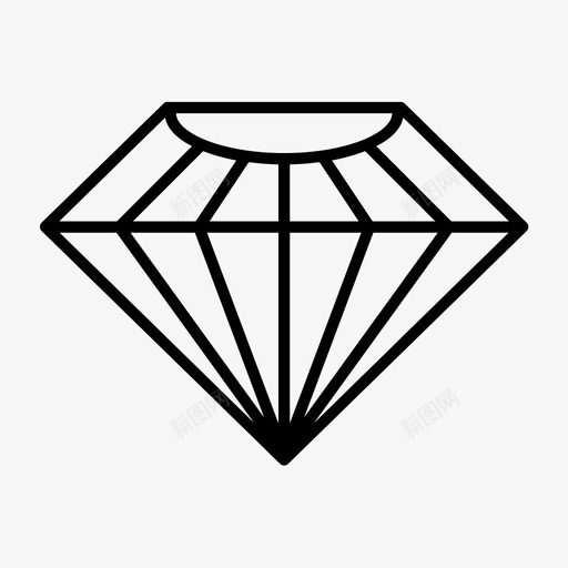 宝石钻石红宝石图标svg_新图网 https://ixintu.com 宝石 必要的薄 红宝石 钻石
