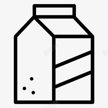 牛奶饮料早餐图标图标