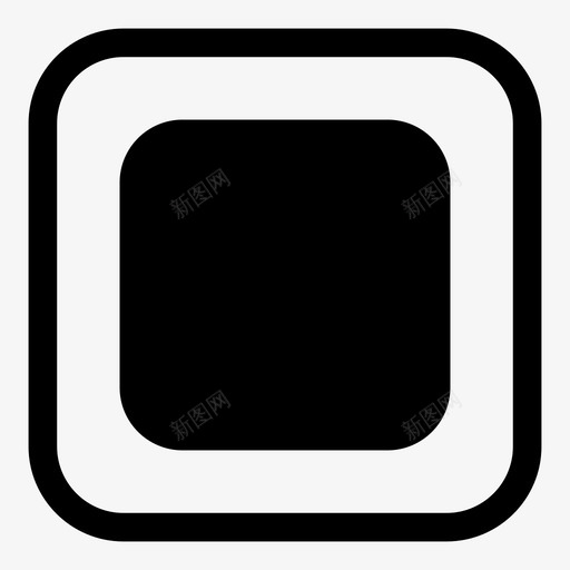 四边形角形框架图标svg_新图网 https://ixintu.com 四边形 多边形 框架 正方形 角形