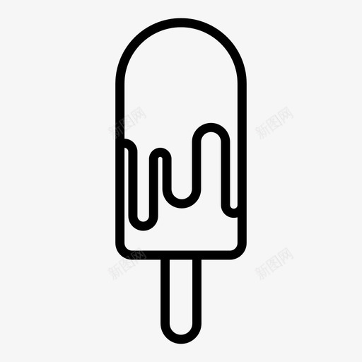 冰淇淋食物糖图标svg_新图网 https://ixintu.com 冰淇淋 糖 食物
