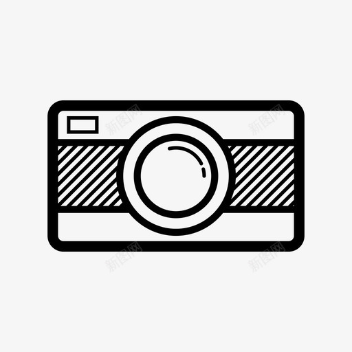 照相机照片摄影图标svg_新图网 https://ixintu.com 单镜头 摄影 日常用品 照片 照相机