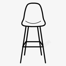 米勒凳子椅子赫尔曼图标高清图片