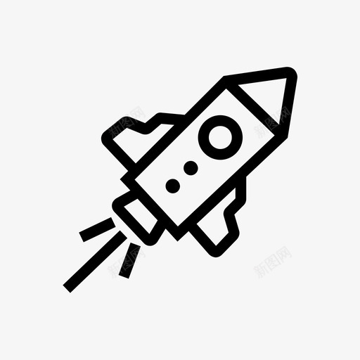 火箭星体星系图标svg_新图网 https://ixintu.com 太空 星体 星系 火箭 线太空 美国宇航局