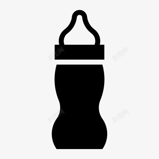 奶瓶塑料超市图标svg_新图网 https://ixintu.com 塑料 奶瓶 超市