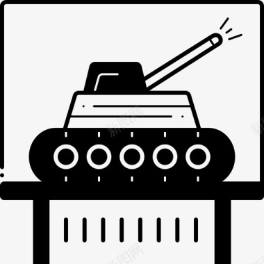 坦克展览坦克车图标图标