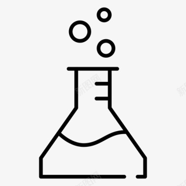 erlenmeyer烧瓶烧杯化学图标图标