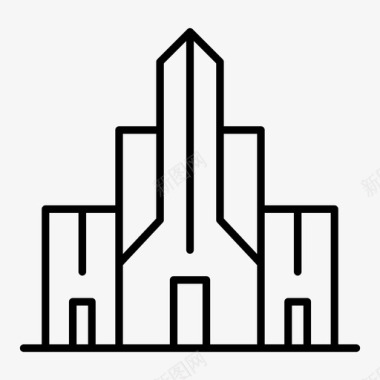 教堂天主教基督图标图标
