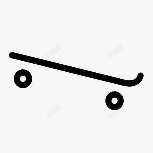 滑板滑冰运动图标svg_新图网 https://ixintu.com 滑冰 滑板 运动 青少年