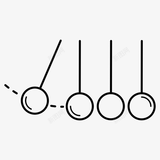 因果关系流动牛顿摇篮图标svg_新图网 https://ixintu.com 因果关系 流动 牛顿摇篮 钟摆