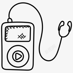 MP3MP4随身听02mp3播放器iosipod图标高清图片