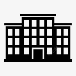 城市办公楼城市办公楼建筑图标高清图片