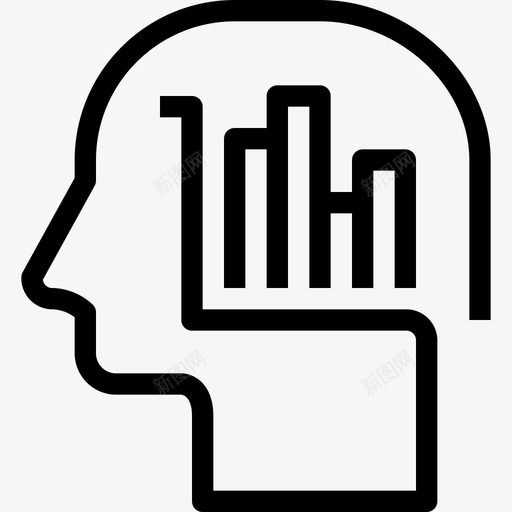 数据分析头脑报告图标svg_新图网 https://ixintu.com 头脑 思考 报告 数据分析