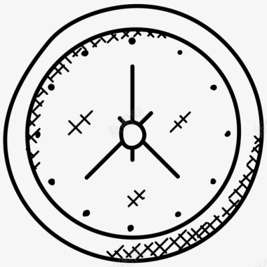 挂钟沙漏时间图标图标