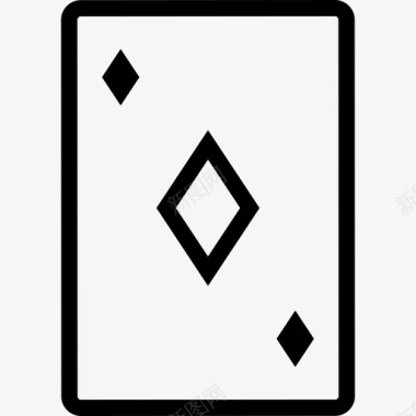 钻石王牌牌扑克图标图标