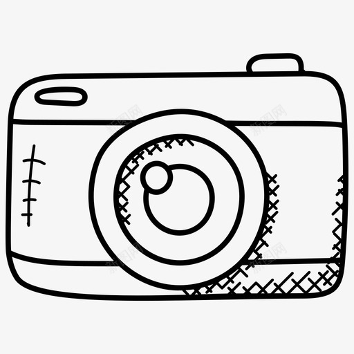 相机数码相机图像图标svg_新图网 https://ixintu.com 图像 摄影 数码相机 照片 相机 网页设计和开发涂鸦图标