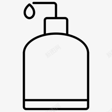 洗发水美容产品图标图标