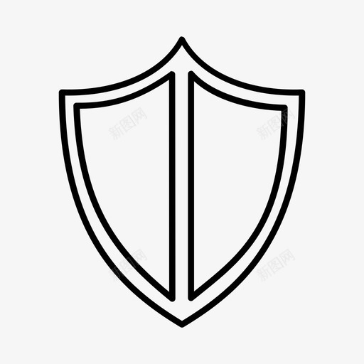 防护罩徽章六边形图标svg_新图网 https://ixintu.com 六边形 展示 徽章 防护罩