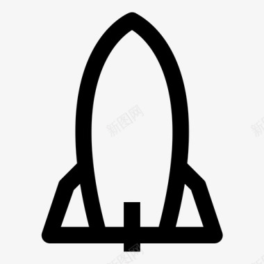 火箭发射商业金融图标图标